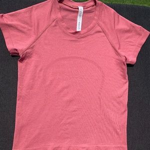 LULULEMON pink swiftly tech top